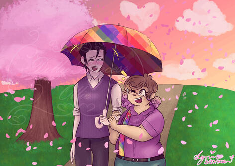 Selfship scene comm w/ full rendering - bunquest ♡